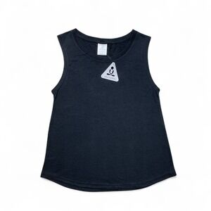 Phat Buddha Yoga Tank Top Womens L Black‎ Crew Neck Sleeveless Workout NWT